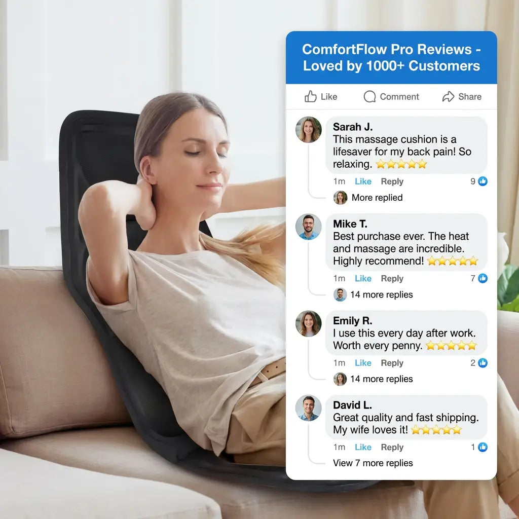 ComfortFlow Pro™ Massage Cushion